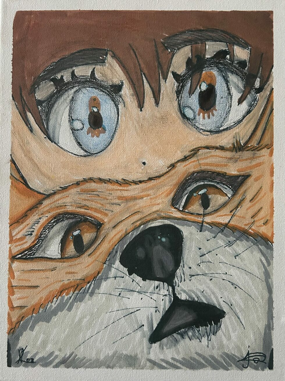 Surreal Fox-Human Fusion